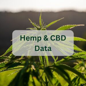 Cannabis Industry Data for the hemp and CBD markets